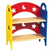 Guidecraft Moon & Stars - Stacking Bookshelf Set of 2