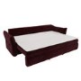 Gaia 3 Seater Sofa Bed In Burgundy Velvet 