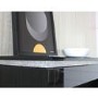 GRADE A1 - Gabriella Black High Gloss Dressing Table with Diamante Trim