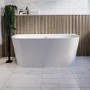 Freestanding Double Ended Back to Wall Bath 1500 x 750mm - Gable