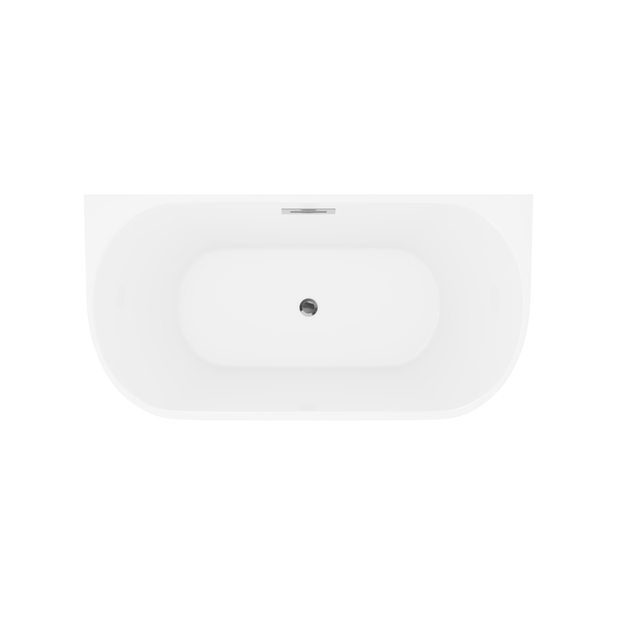 Freestanding Double Ended Back to Wall Bath 1500 x 745mm - Gable