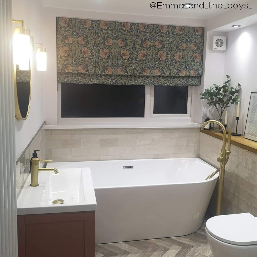 Freestanding Double Ended Back to Wall Bath 1500 x 745mm - Gable
