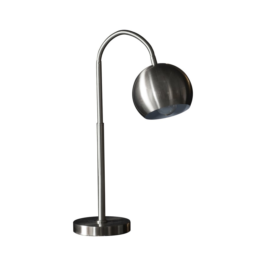 Dallas Desk Lamp with Nickel Effect Finish