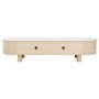 Large Oak & Marble Top TV Stand - TV's up to 85" - Gianna