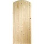 External Pine Ledged &amp; Braced Arched Top Gate - Unfinished, 1981 x 762 x 44 mm