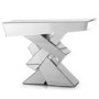 Venice Cross Feature Mirrored Console Table