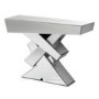 Venice Cross Feature Mirrored Console Table