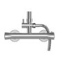 Gainsborough GDRE Thermostatic Bar Mixer Shower Set with Adjustable & Drencher Heads - Round