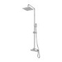 Gainsborough GDRE Thermostatic Bar Mixer Shower Set with Adjustable & Drencher Heads - Square