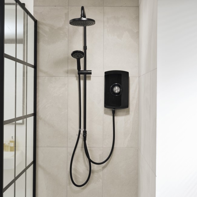 Triton Amore DuElec 9.5kW Black Electric Shower