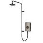 Triton 9.5kW Aspirante UNIQ&reg; Electric Shower - Dark Grey Effect