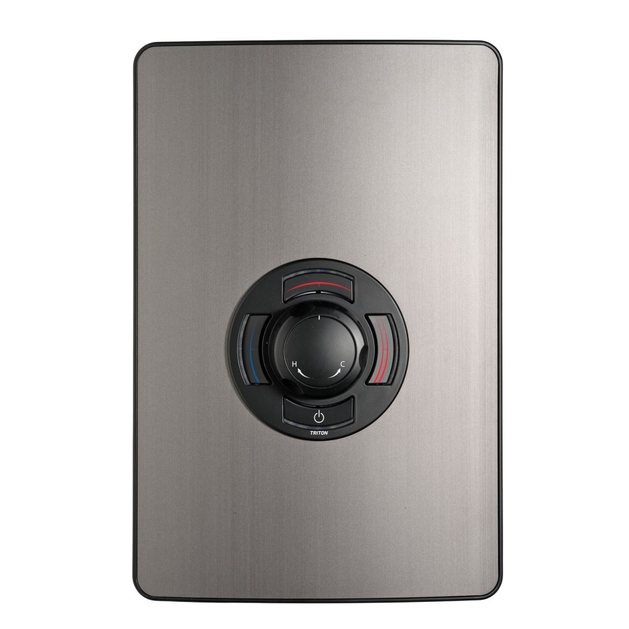Triton 9.5kW Aspirante UNIQ&reg; Electric Shower - Dark Grey Effect