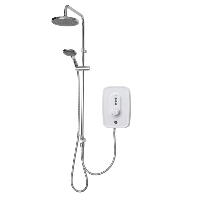 Triton Danzi Duelec 9.5kW Gloss White Electric Shower