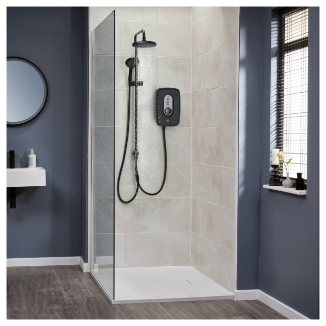 Triton Danzi Duelec 9.5kW Soft Black Electric Shower