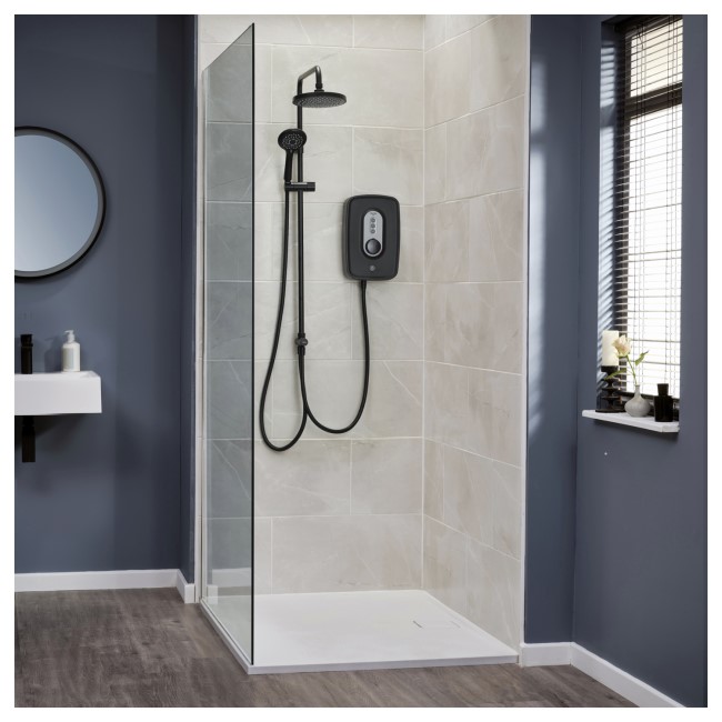 Triton Danzi Duelec 9.5kW Soft Black Electric Shower