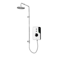 ENlight Thermostatic Electric White 9.5kW with UNIQ&reg; Chrome