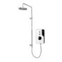 ENlight Thermostatic Electric White 9.5kW with UNIQ&reg; Chrome