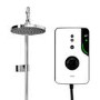 ENlight Thermostatic Electric White 9.5kW with UNIQ&reg; Chrome