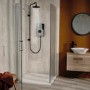Triton - ENlight Electric Shower Black 9.5kW with UNIQ&reg; Grey Kit