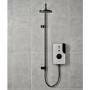 Triton - ENlight Electric Shower Black 9.5kW with UNIQ&reg; Grey Kit