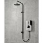 Triton - ENlight Electric Shower Black 9.5kW with UNIQ&reg; Grey Kit