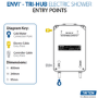 Triton ENVi 9.0kW DuElec Kit Digital Electric Shower - Chrome