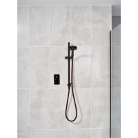 Triton ENVi 9.0KW Electric Shower With Inline Wall Fed Shower Kit - Black