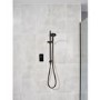 Triton ENVi 9.0KW Electric Shower With Inline Wall Fed Shower Kit - Black