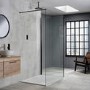 Triton ENVi 9.0kW Electric Shower With Ceiling Fed Fixed Head Kit - Black