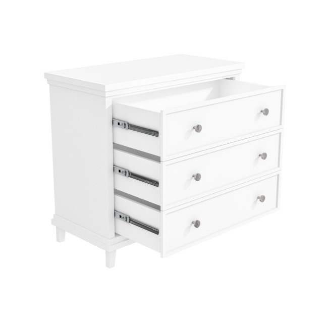 Georgia 3 Drawer Chest of Drawers in White