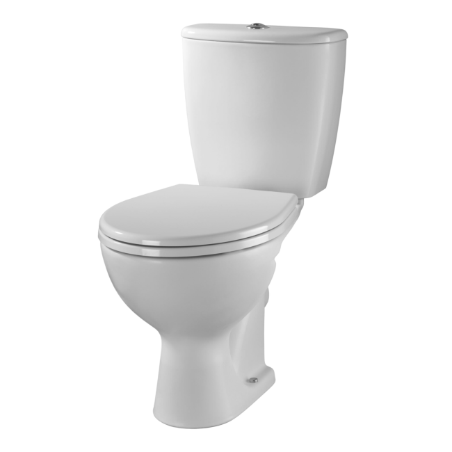 Twyford Alcona Toilet Pan Dual Flush Cistern & Seat Pack