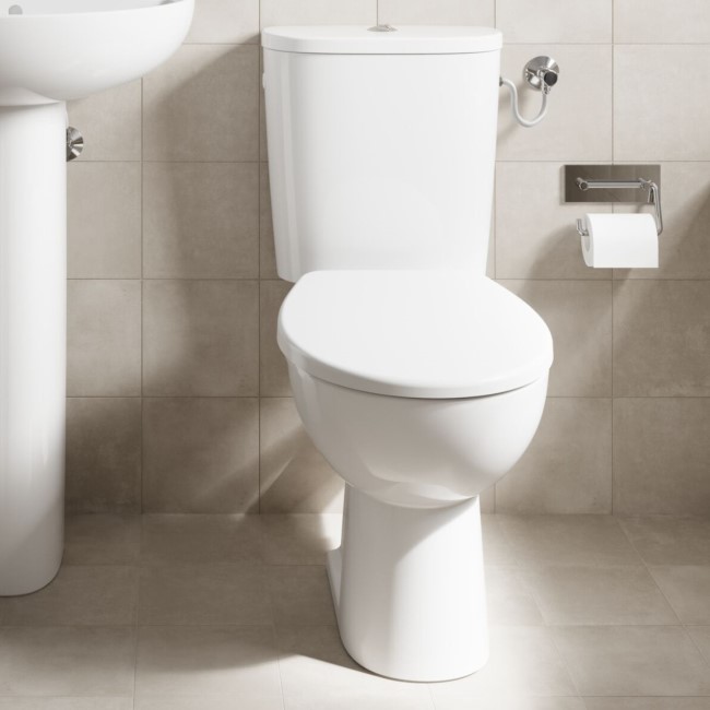 Twyford Alcona Toilet Pan Dual Flush Cistern & Seat Pack