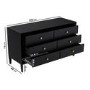 ONLY OPENED - Georgie 6 Drawer Chest In Black