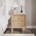 Solid Wood 2-Drawer Bedside Table - Georgie