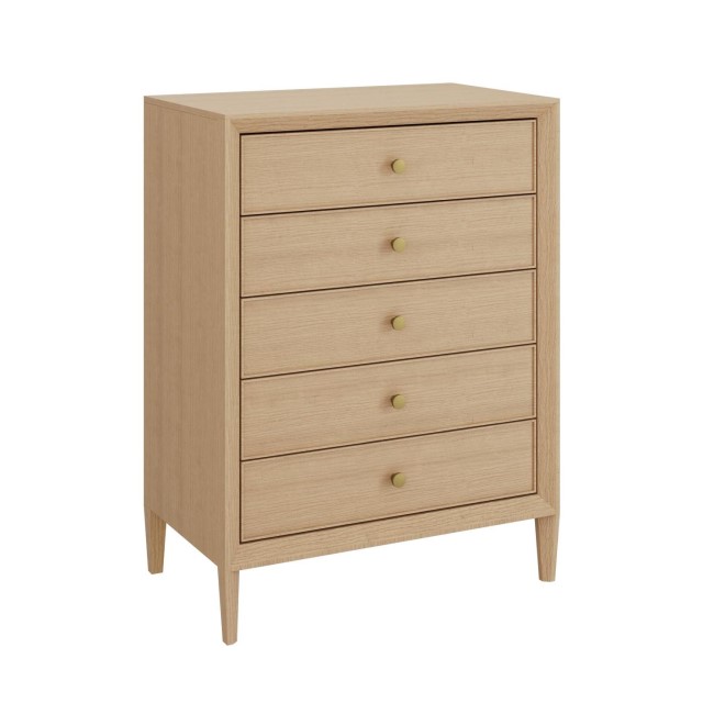 ONLY OPENED - Solid Wood Chest of 5 Drawers - Georgie