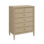 Solid Wood Chest of 5 Drawers - Georgie