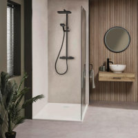 Triton Velino Mixer Shower with Cool Touch Bar Diverter - Black