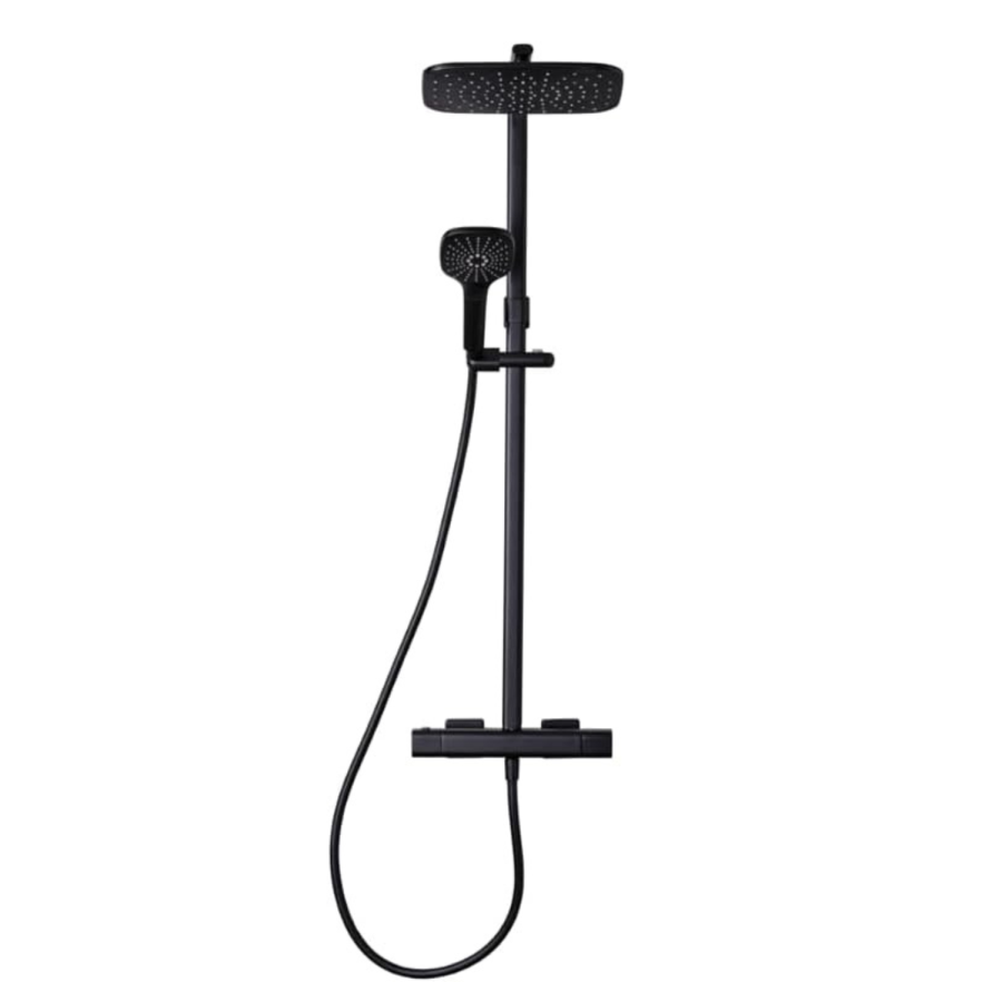 Triton Velino Mixer Shower with Cool Touch Bar Diverter - Black