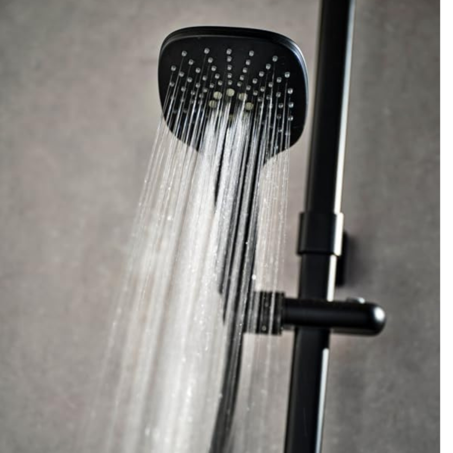 Triton Velino Mixer Shower with Cool Touch Bar Diverter - Black