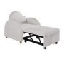 Beige Boucle Chair Bed - Gene 