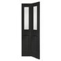 Internal Oak Malton Bi-Fold with Clear Bevelled Glass - Unfinished, 1981 x 762 x 35 mm