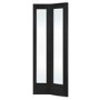 Internal Oak Pattern 10 Bi-Fold with Clear Glass - Unfinished, 1981 x 686 x 35 mm