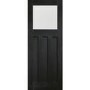 Internal Oak DX Door with Obscure Glass - Unfinished, 1981 x 762 x 35 mm