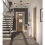 Internal Oak Fully-Glazed Door with Clear Glass - Unfinished - 1981 x 762 x 35mm - Emilia Essential - XL Joinery