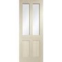 Malton Shaker Internal Oak Door with Clear Glass - Unfinished, 1981 x 838 x 35 mm