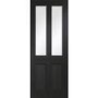 Malton Shaker Internal Oak Door with Clear Glass - Unfinished, 1981 x 838 x 35 mm