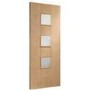 Internal Oak Messina with Obscure Glass - Unfinished, 1981 x 686 x 35 mm