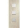 Internal Oak Messina with Obscure Glass - Unfinished, 1981 x 686 x 35 mm