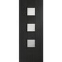 Internal Oak Messina with Obscure Glass - Unfinished, 2040 x 726 x 40 mm
