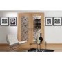Internal Oak Pattern 10 Door Pair with Obscure Glass - Unfinished, 1981 x 1168 x 40 mm